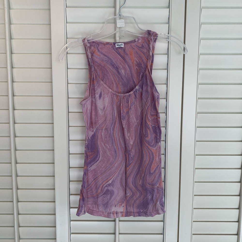 Purple marble Splendid tank top S